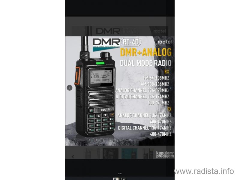 Radtel RT-4D digitalno analogna stanica Radtel RT-4D digitalno analogna stanica