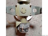 Vacuum capacitor gear with counter