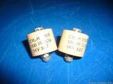 Dva keramicka kondenzatora 500 pF - 5 KV