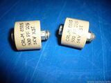 Dva keramicka kondenzatora 500 pF - 5 KV