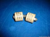 Dva keramicka kondenzatora 500 pF - 5 KV